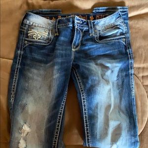 Rock revival skinny jeans